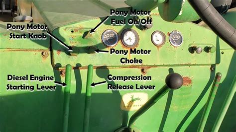 john deere 325 starting procedure